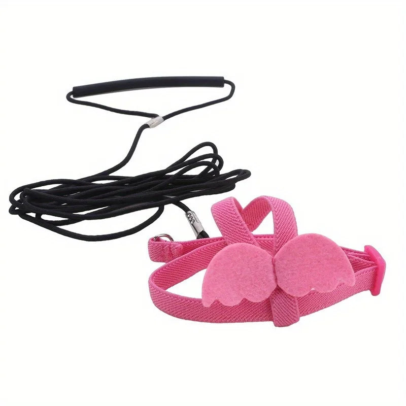 Pink Adjustable Bird Leash