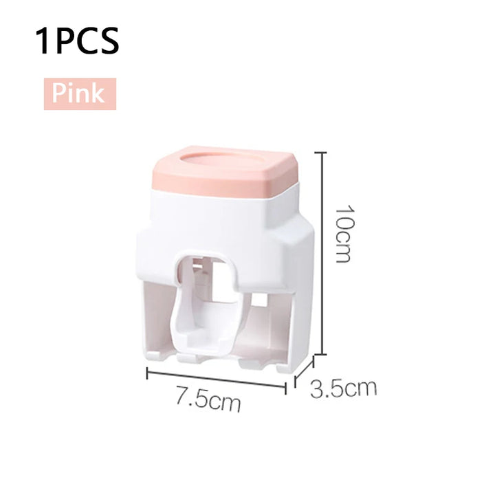 Pink Automatic Toothpaste Dispenser 
