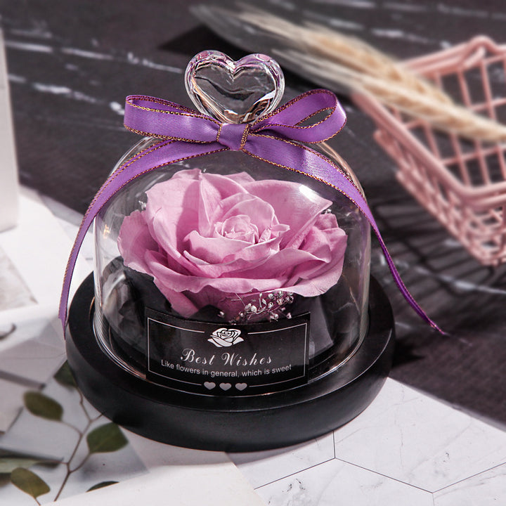 Pink Purple Rose Decor