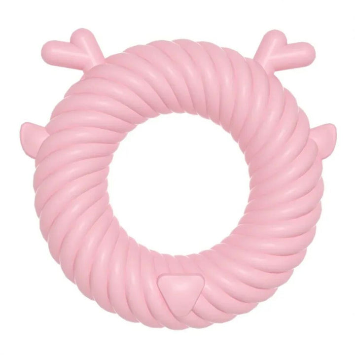 Pink textured ring with small protrusions