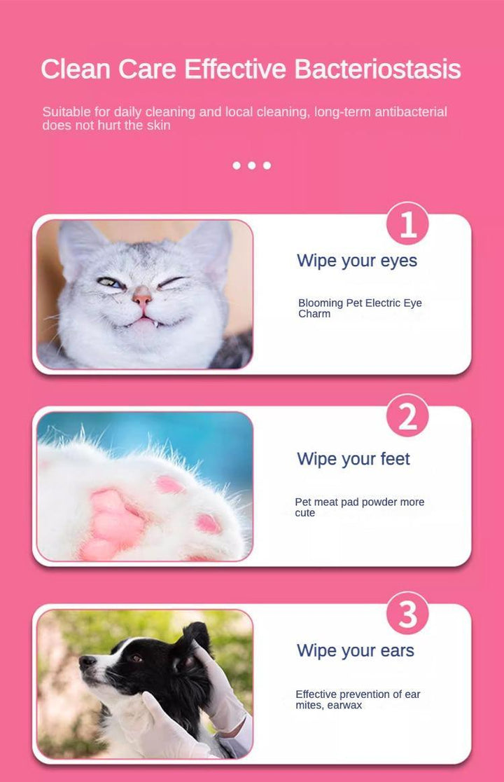 Plant-based gentle pet wipes