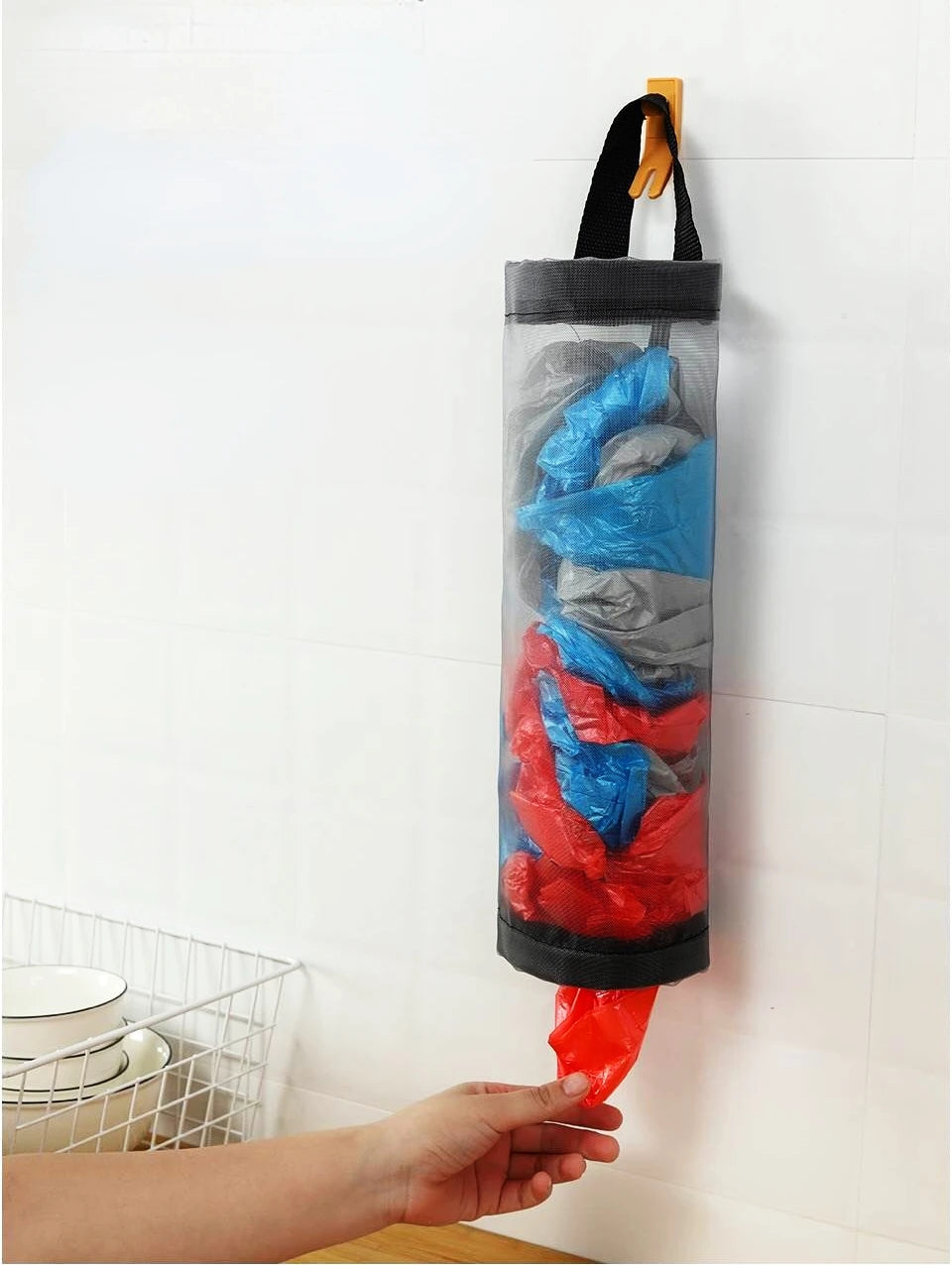 Plastic Bag Holder for Kitchen