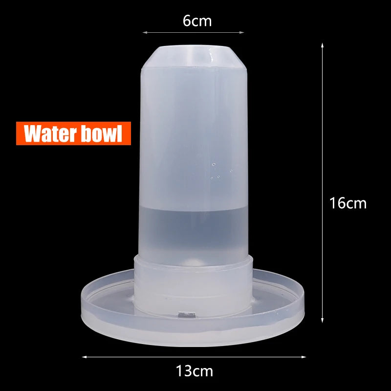 Plastic Drinking Cup Quail Feeder