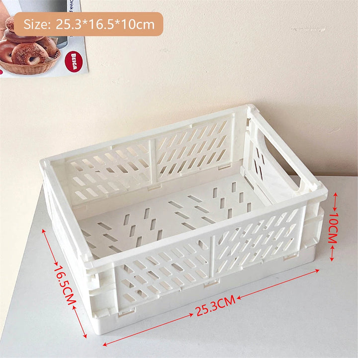 Plastic Folding Crate for Home Organization