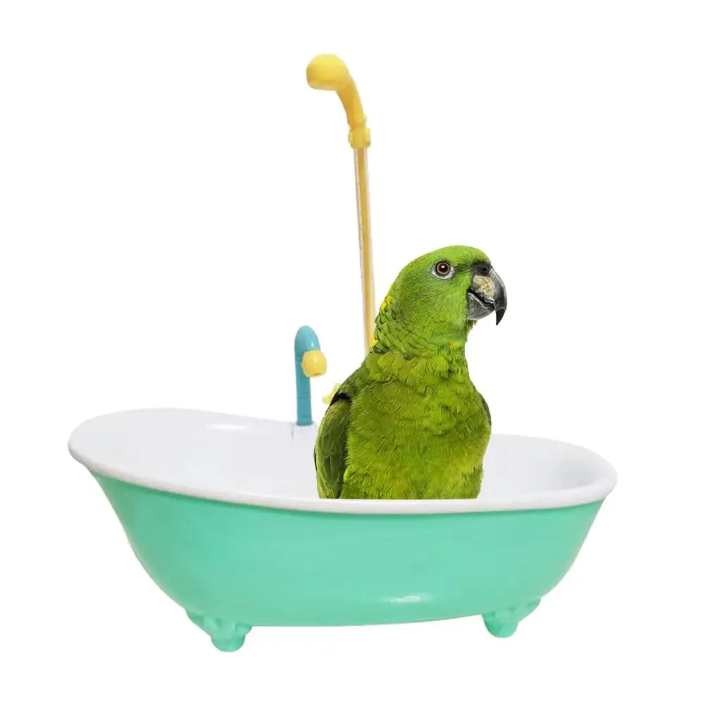 Plastic Parrot Bathtub Accessory