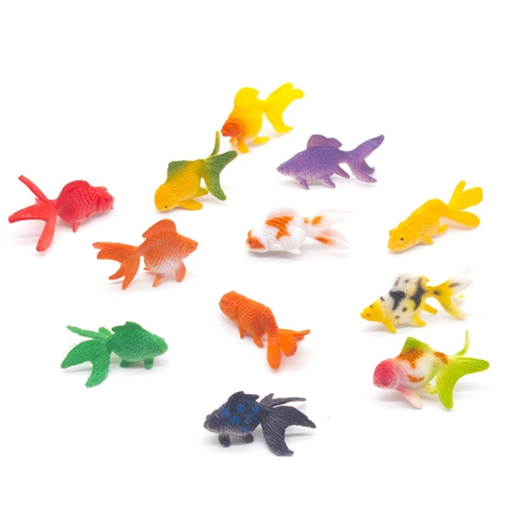 Plastic Realistic Goldfish Model