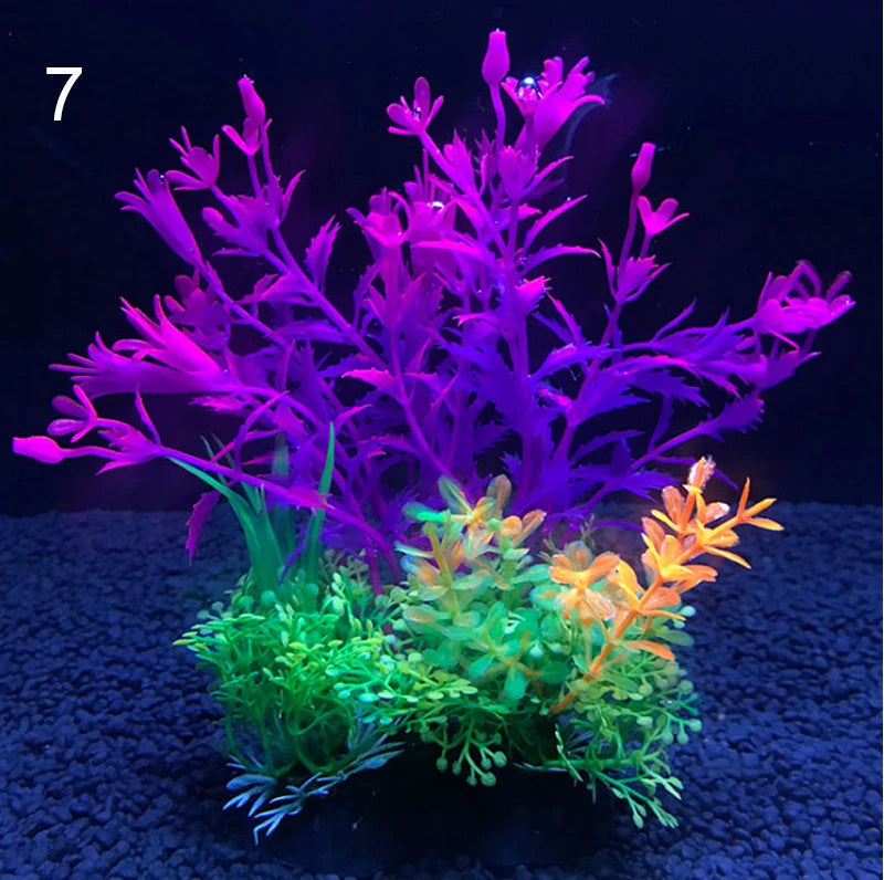 Plastic water grass for fish tank