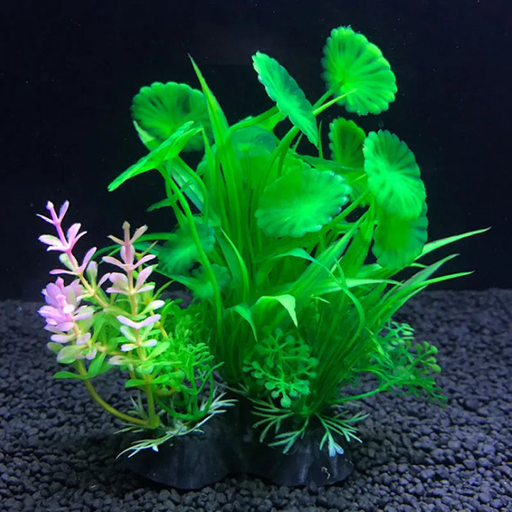 Plastic water plants for fish tank