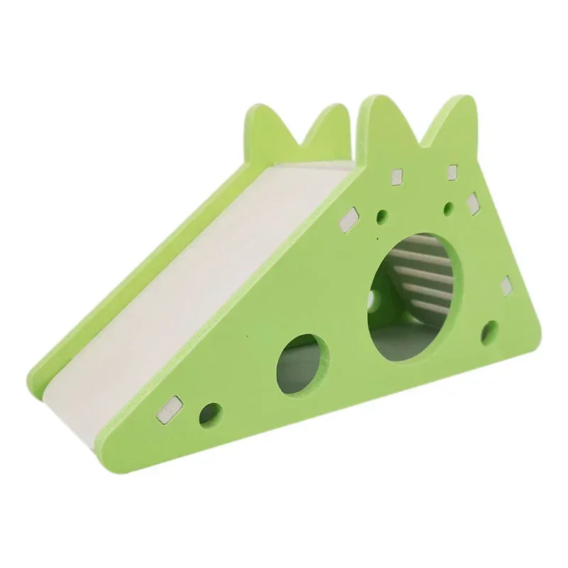 Playful hamster accessories and slide