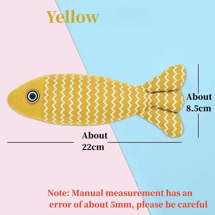 Plush Catnip Toy for Cats with Vocal Features
