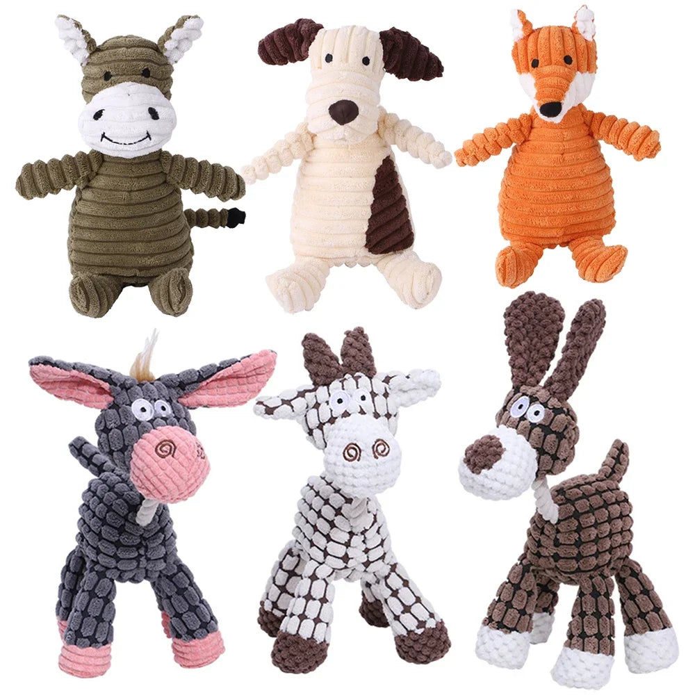 Plush Dog Toy Animal Shape