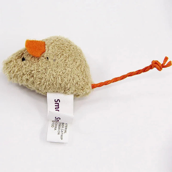 Plush Mouse Interactive Cat Toy