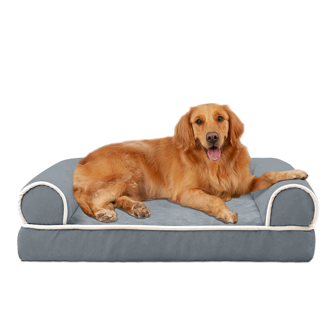 Plush sofa bed for dogs