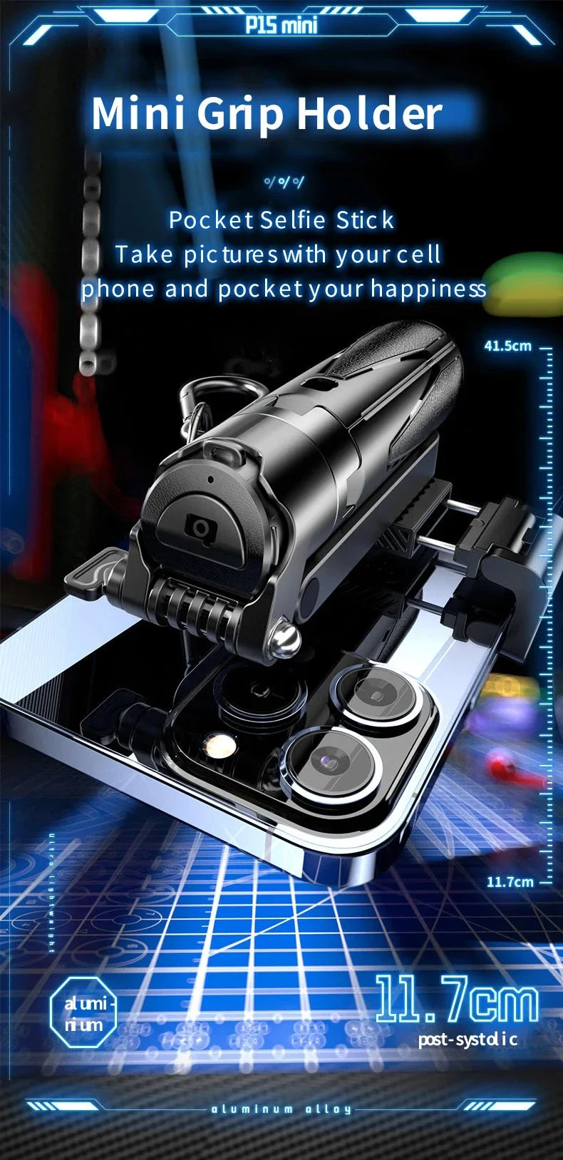 Pocket-Sized Bluetooth Tripod