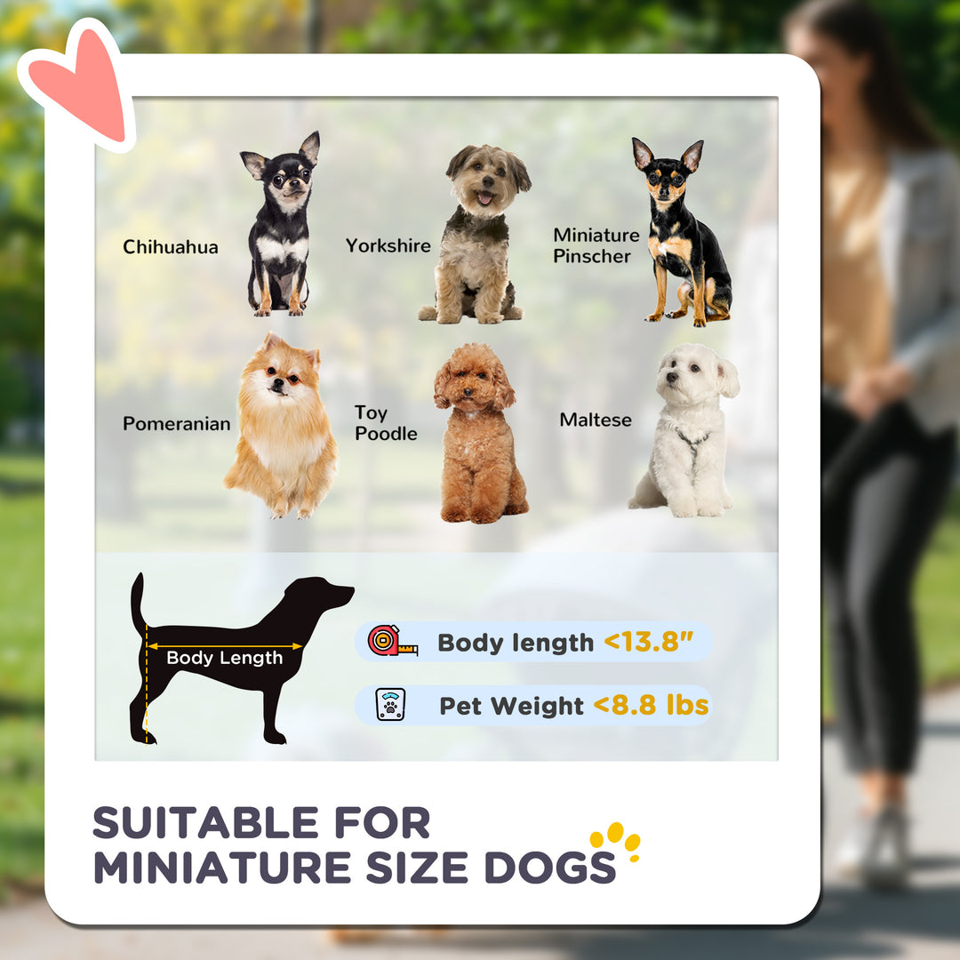 Portable foldable stroller for mini dogs