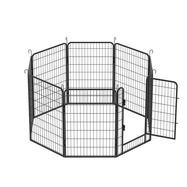 Portable metal fence