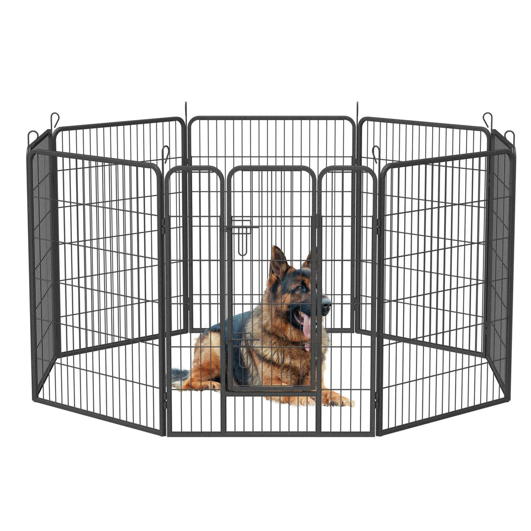 Portable pet playpen for backyard