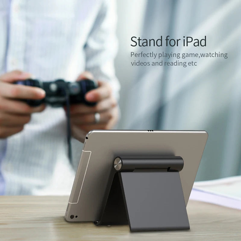 Portable tablet holder for desk