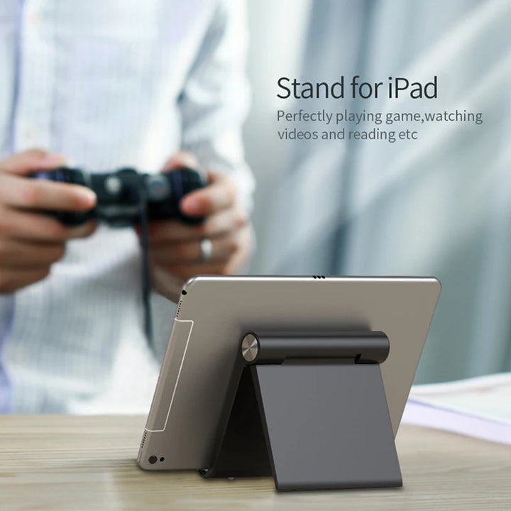 Portable tablet holder for desk