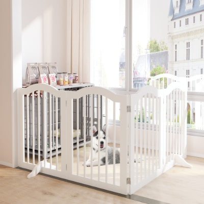 Portable tall pet gate indoor