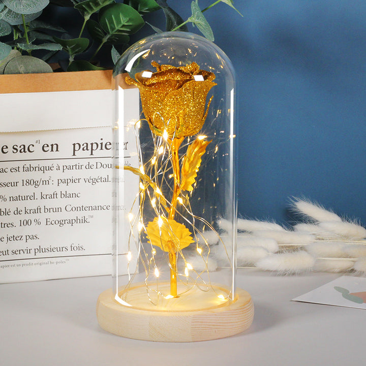 Preserved Rose Light Decor