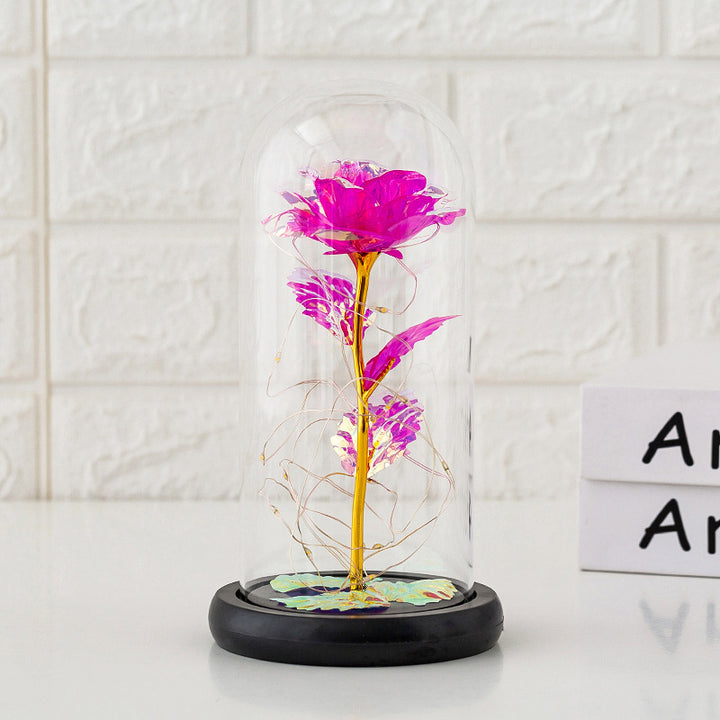 Preserved rose gift display