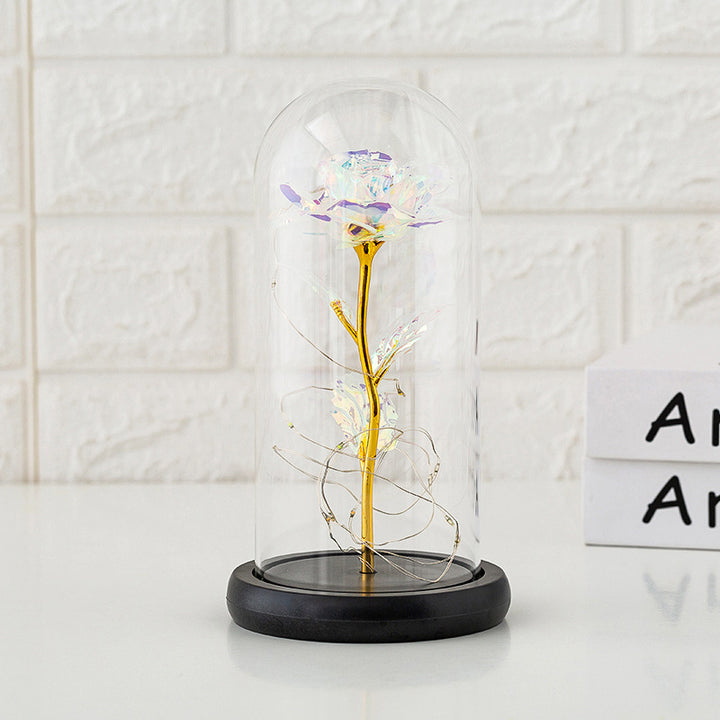 Preserved rose glass dome