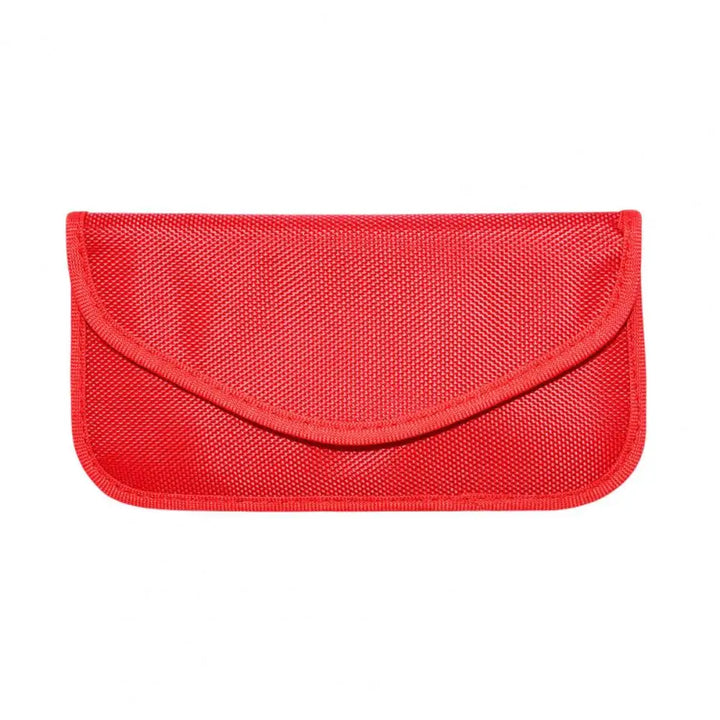 Privacy Guard Bag in red color 