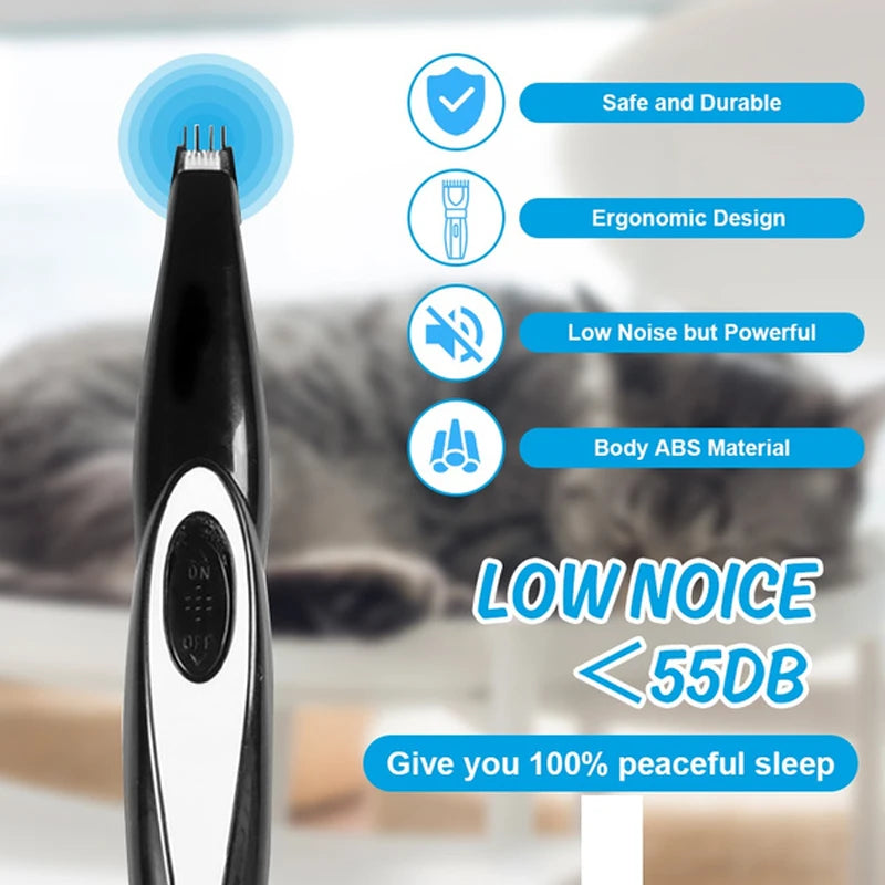 Professional Cat Hair Clipper Kit