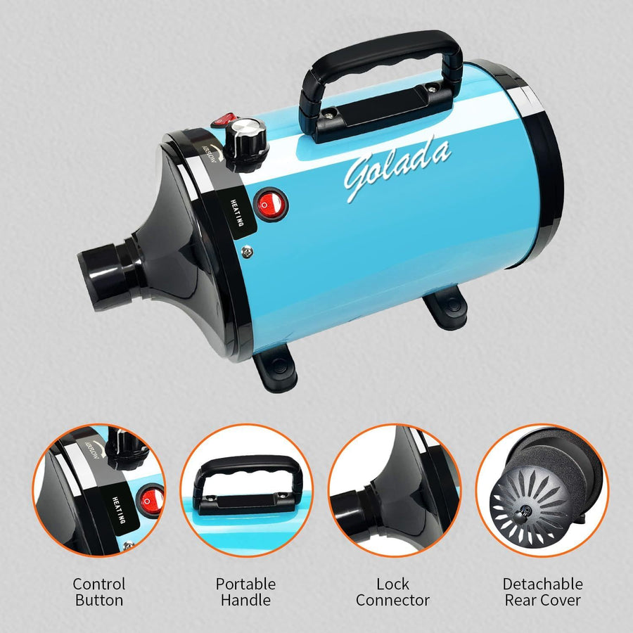 Professional pet grooming blow dryer