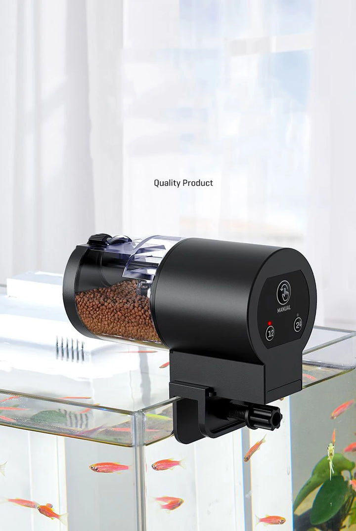 Programmable goldfish feeder for consistent feeding