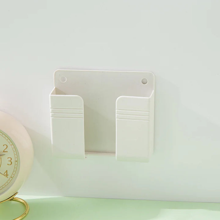 Punch-Free Wall-Mounted Organizer for Remotes

