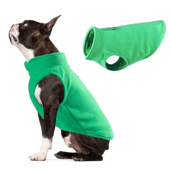 Puppy Fleece Vest for Cold Weather