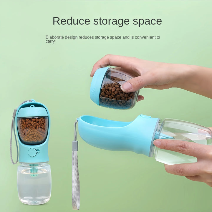 Puppy food and water dispenser