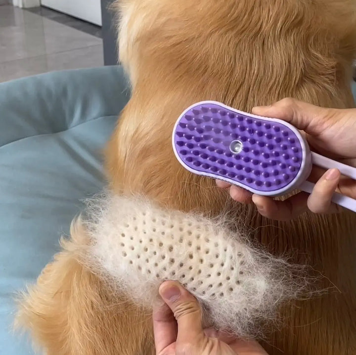 Purple Brush For Dogs 