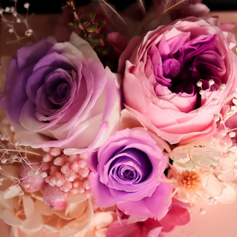 Purple Rose Gift Box