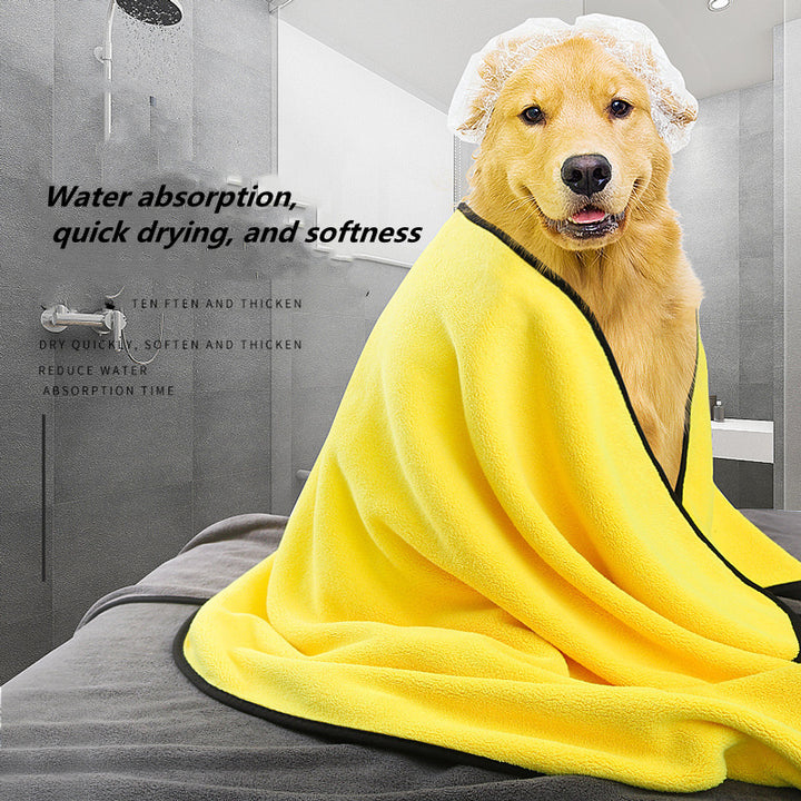 Quick drying dog towel soft microfiber