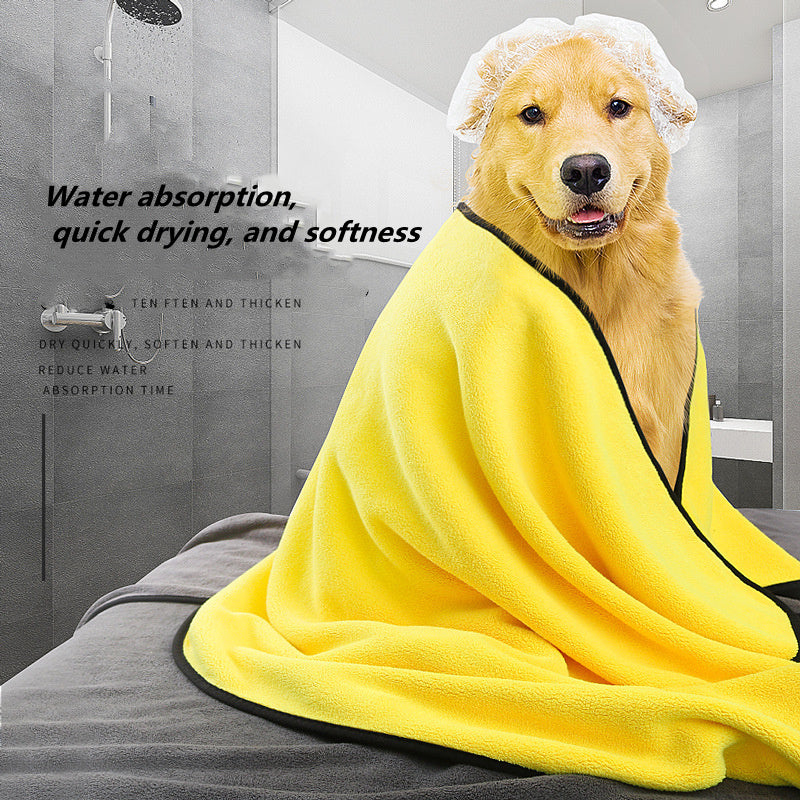 Quick drying dog towel soft microfiber