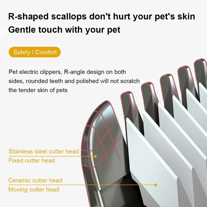 R-Shaped_Scallops_Trimmer For Dogs