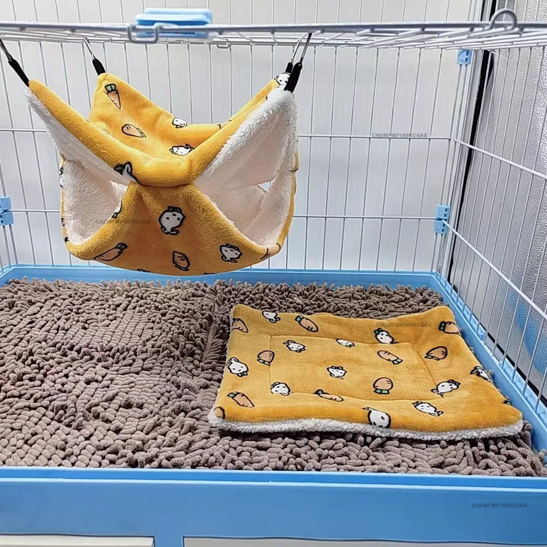 Rabbit Warm House Nest in yellow color 
