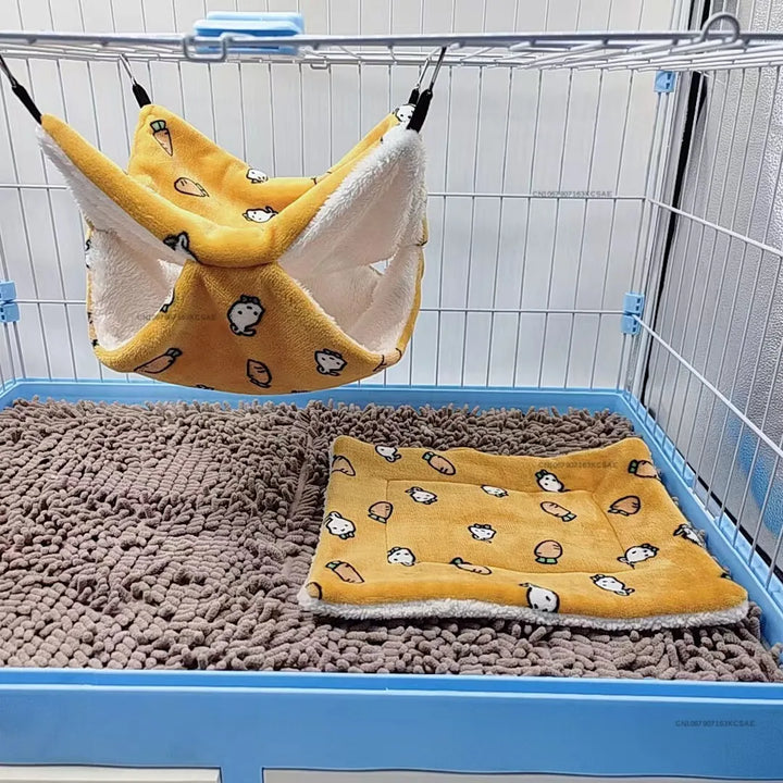 Rabbit Warm House Nest in yellow color 
