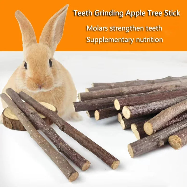 Rabbit teeth grinding apple stick