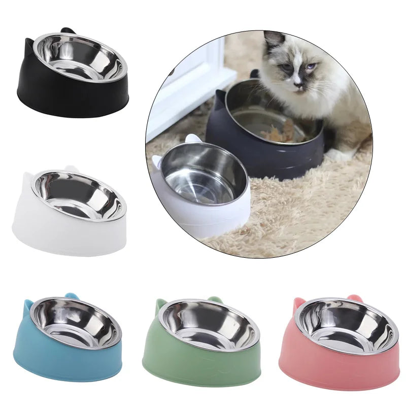 Raised Pet Food Water Bowl