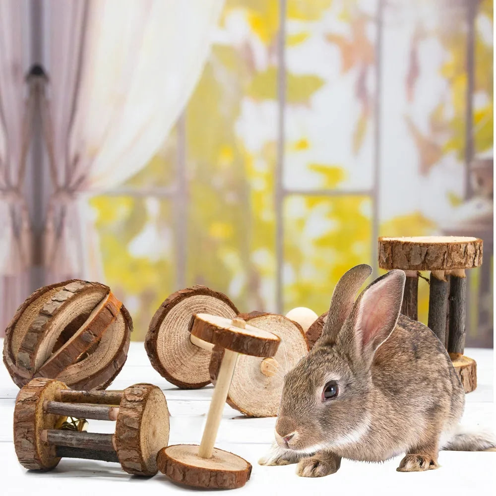 Rat and Rabbit Dumbbell Chew
