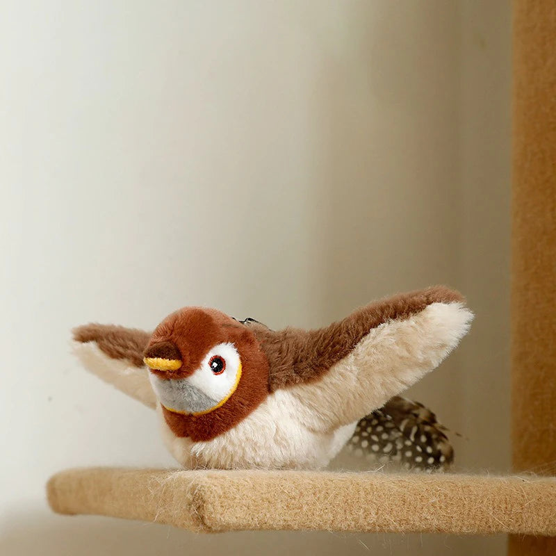 Rechargeable Flying Bird Cat Toy
