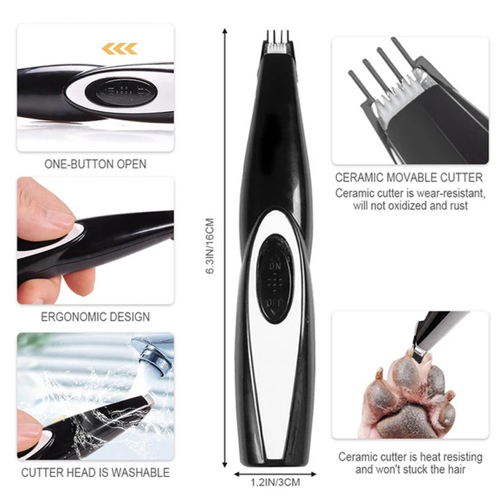 Rechargeable Pet Hair Trimmer Set