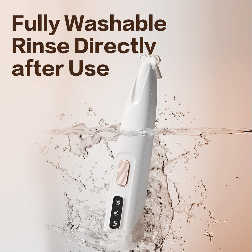 Rechargeable cordless pet grooming trimmer