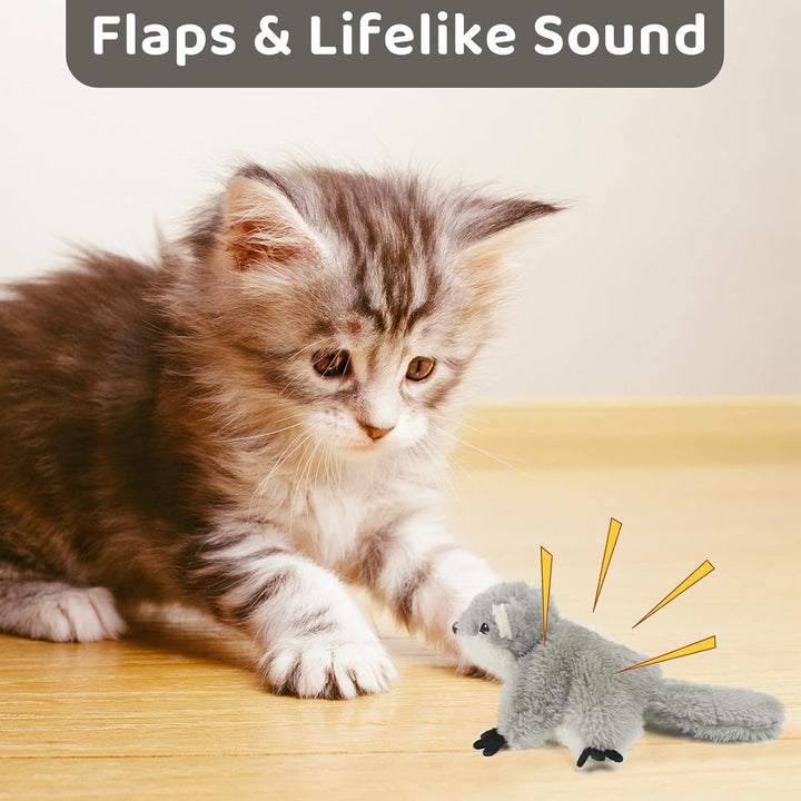 Rechargeable interactive toy for kittens