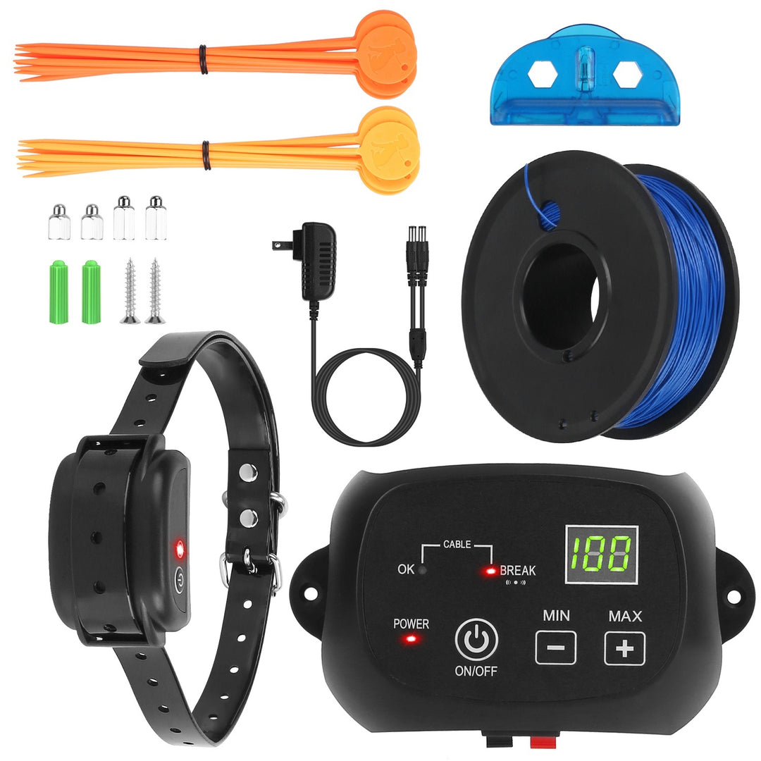 Rechargeable waterproof dog boundary system
