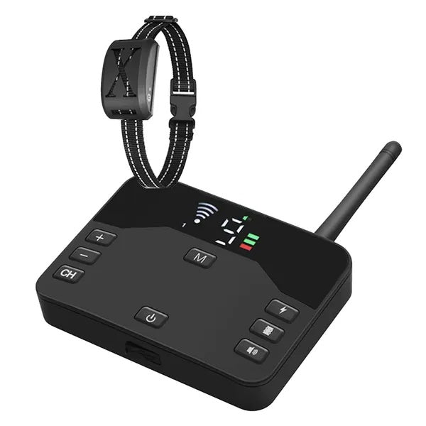 Rechargeable waterproof electric dog collar